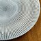 Handmade Opalescent Glass Plate Swirl Pattern Decorative Tableware